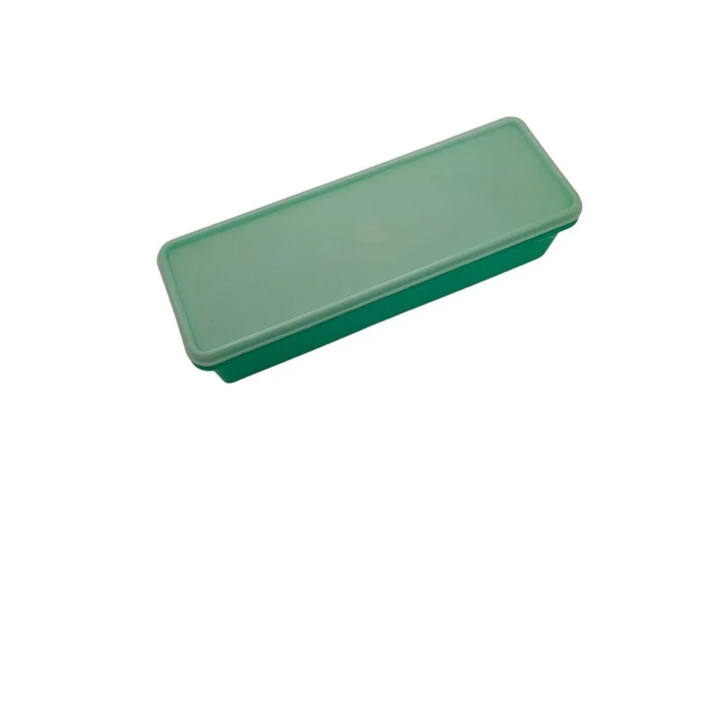 Vintage Tupperware Celery Vegetabl Crisper Keeper Jadeite Green Container W Lid